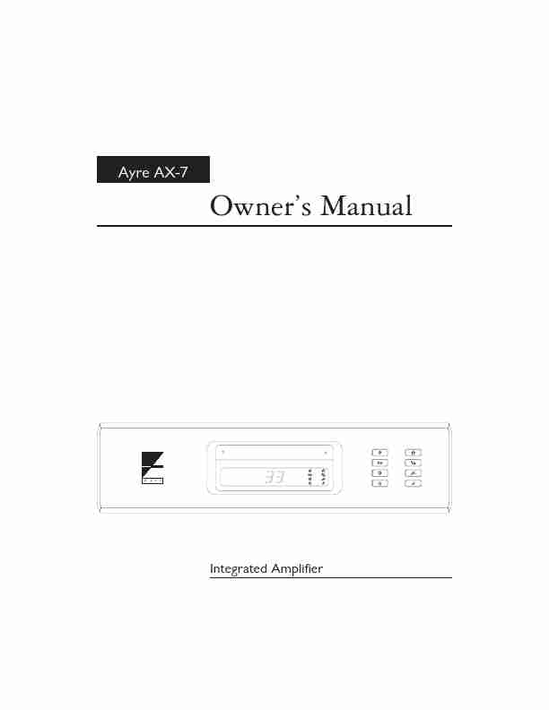 Ayre Acoustics Stereo Amplifier AX-7-page_pdf